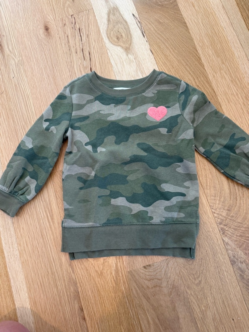 Old Navy sweatshirt with heart patch